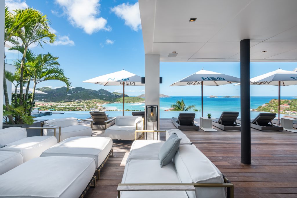 Villa Neo st barts swimming pool